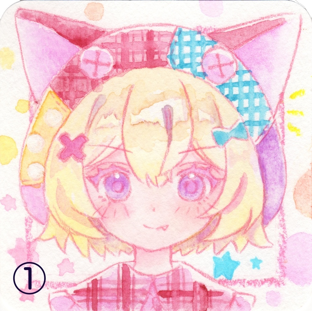 ミニ原画 てのひらペーパー原画【バリエーション有り】