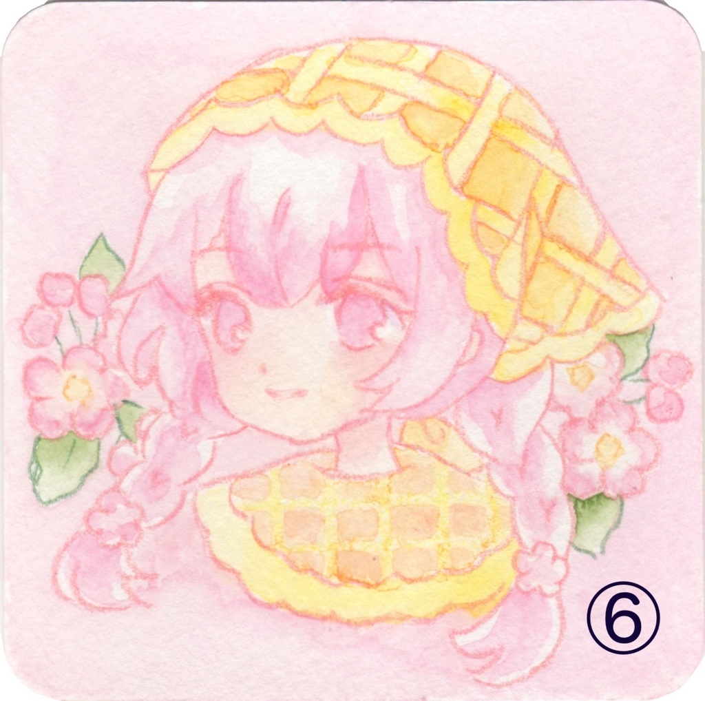 ミニ原画 てのひらペーパー原画【バリエーション有り】