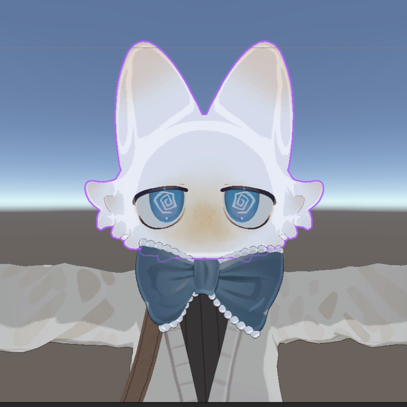 フィシニフ専用 ほっぺしっぽふさふさシェイプキー🐈とぐるぐるアイテクスチャ
