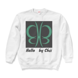 Hello by Chiiロゴスウェット