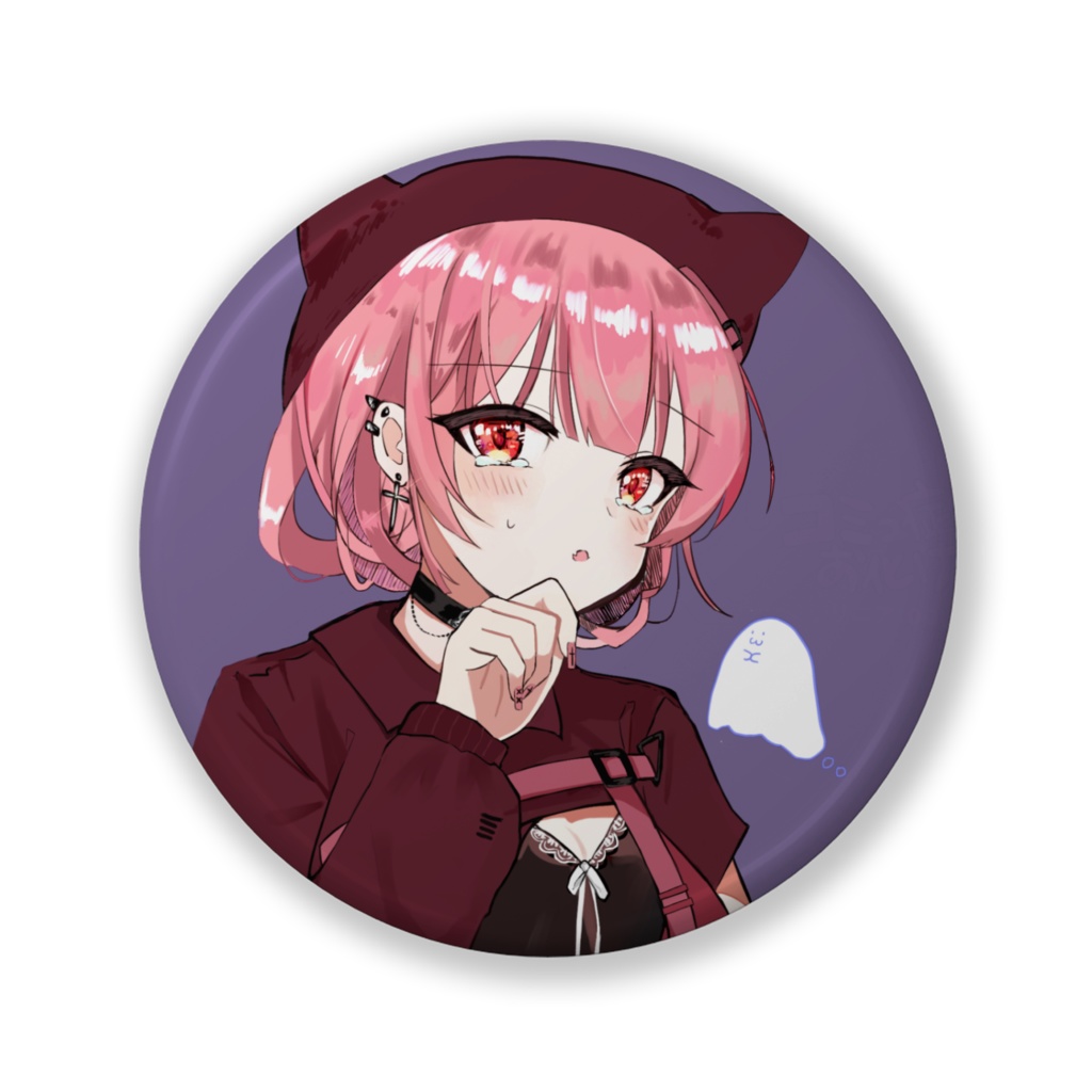 ほれ。缶バッジ。