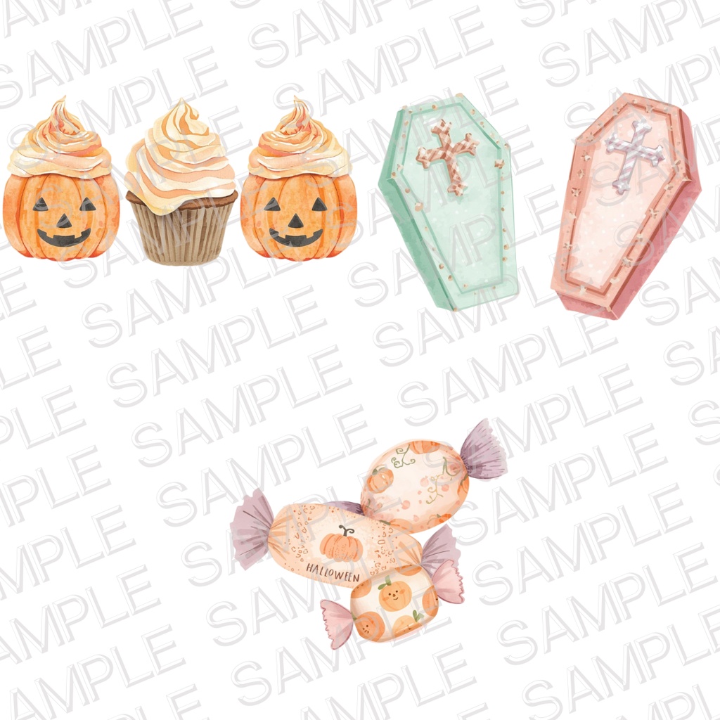 ハロウィンベビー&モチーフ クリップアート33点おまとめセット