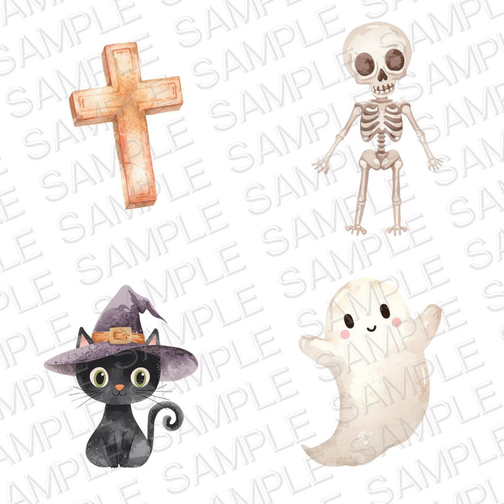 ハロウィンベビー&モチーフ クリップアート33点おまとめセット