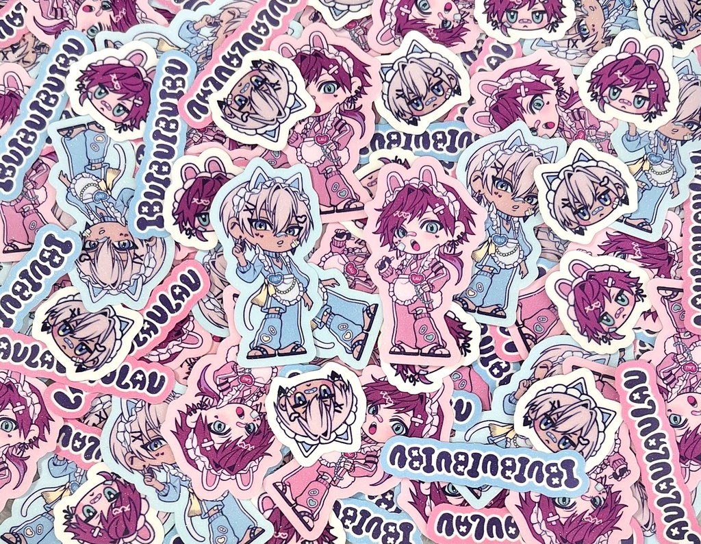 《 非公式 》ジャージメイド ステッカー&カード