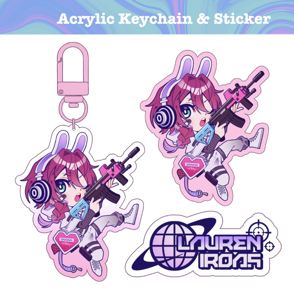 《非公式》兎戦士 アクキー＆ステッカー