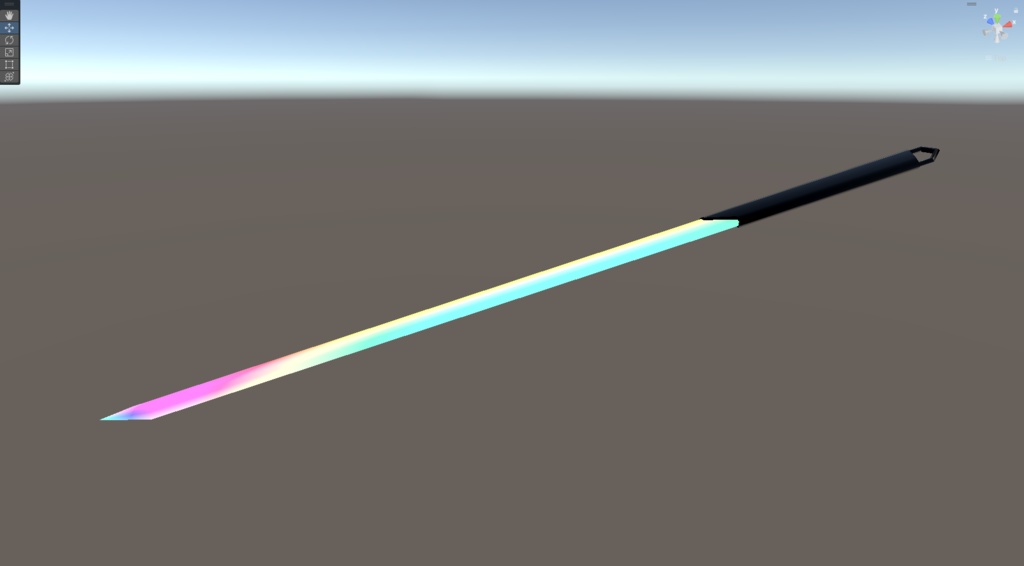 Obsidian quartz (One-handed sword) - VRChat
