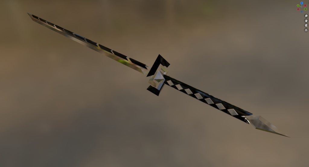 Tear of a crystal soul (Straight blade katana)