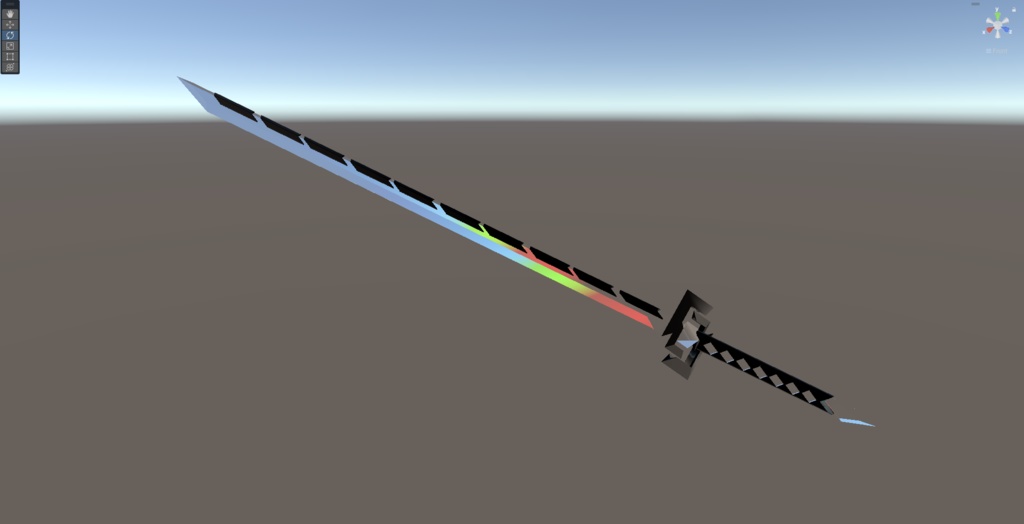 Tear of a crystal soul (Straight blade katana)