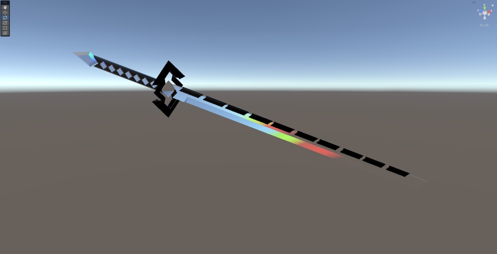 Tear of a crystal soul (Straight blade katana)