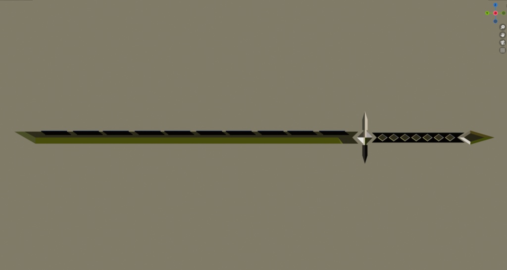 Tear of a crystal soul (Straight blade katana)
