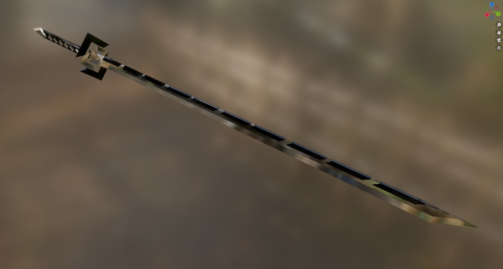 Tear of a crystal soul (Straight blade katana)