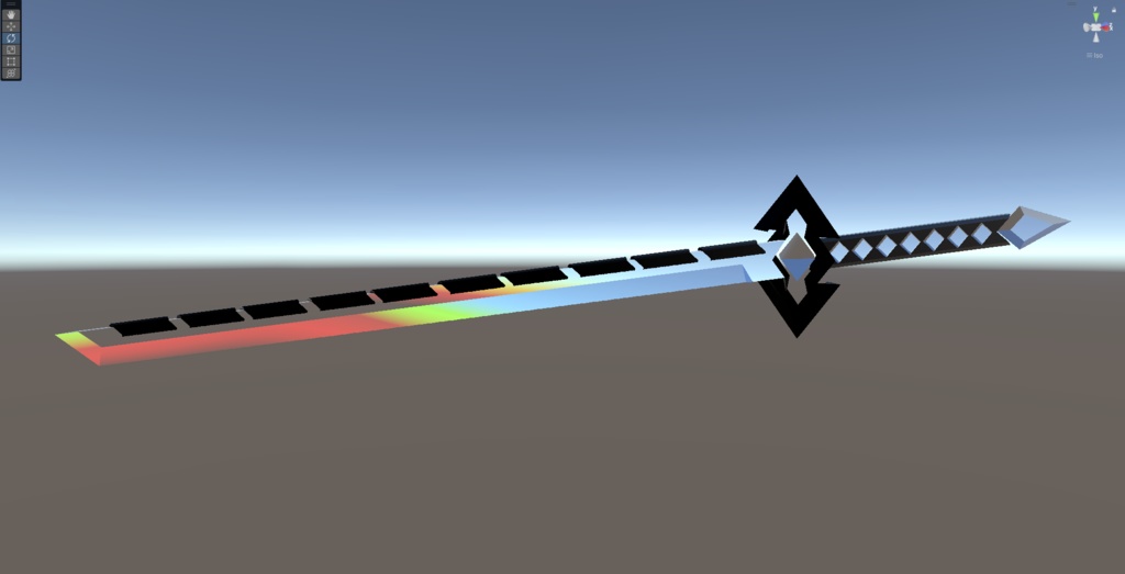 Tear of a crystal soul (Straight blade katana)