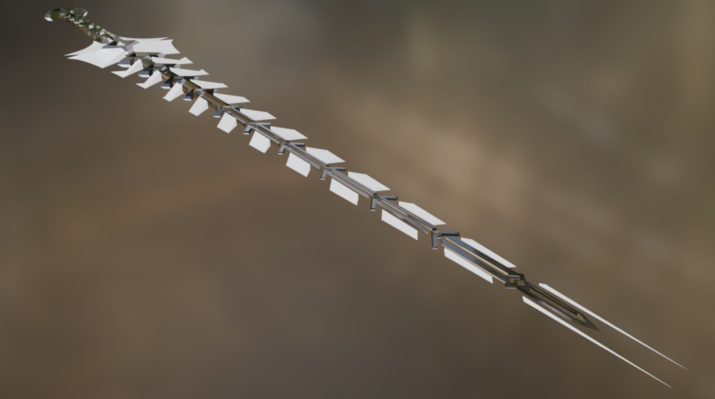 Silver Spine - One-handed sword