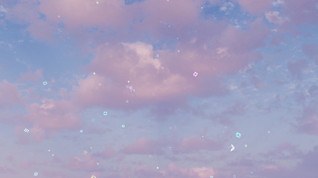 Floating Geometry Frames - Particle