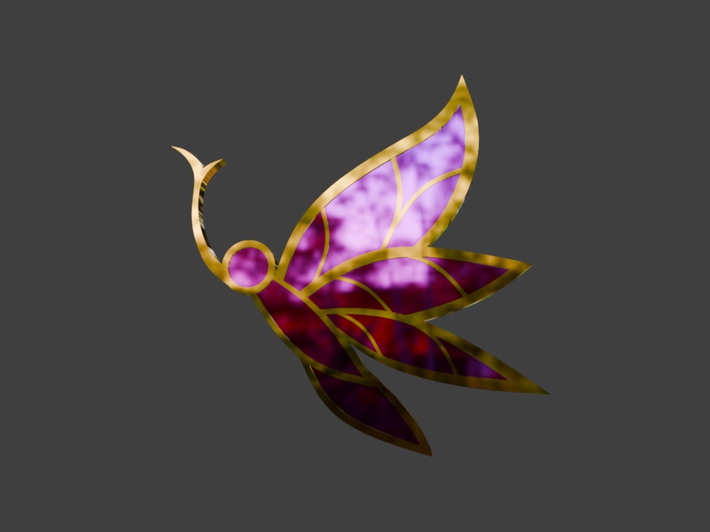 Amethyst Wing || Accessory