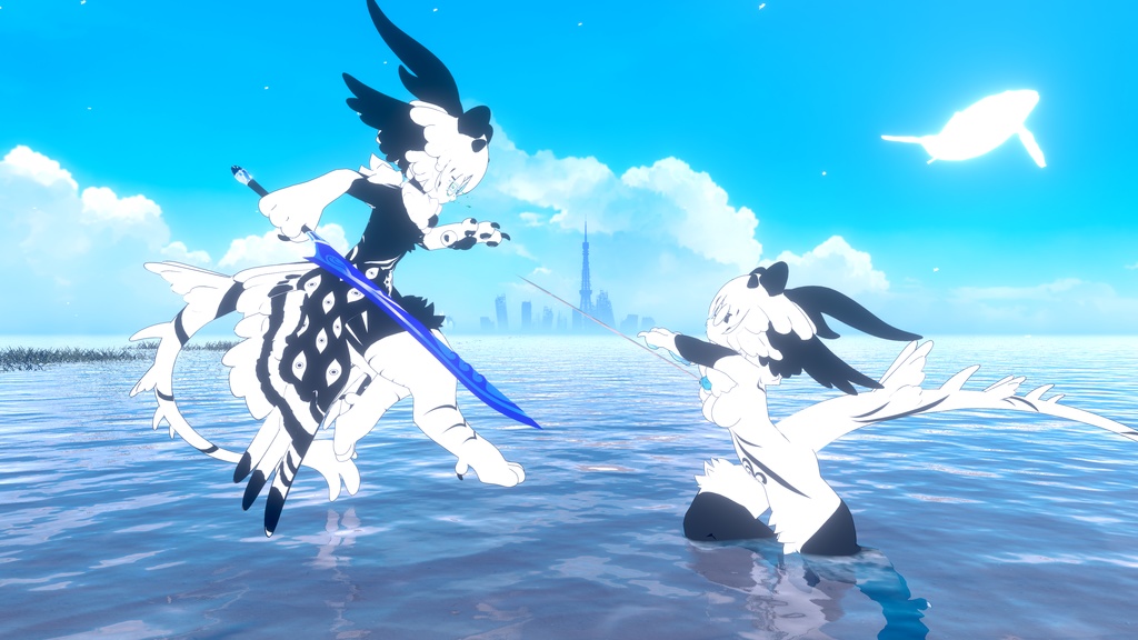 Gold and Silver || One-handed sword / Dual Swords