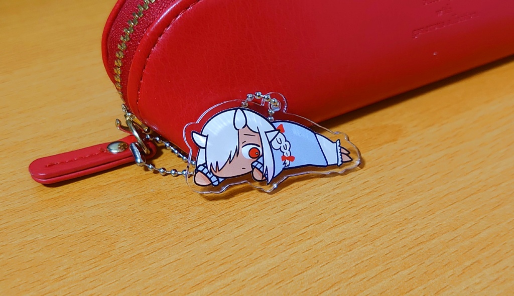 鬼ノ目隠花 寝そべりアクリルキーホルダー