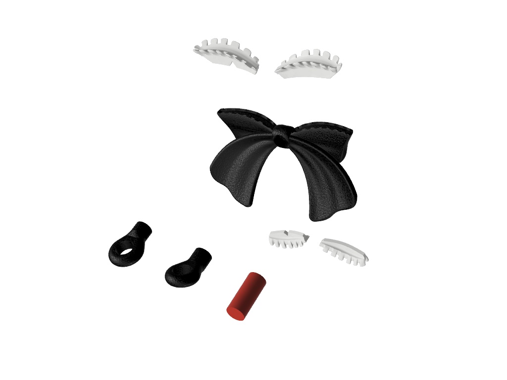 中型フリルリボン