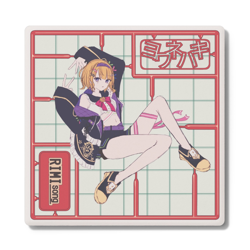 【2周年】コースター ヨワネハキVer