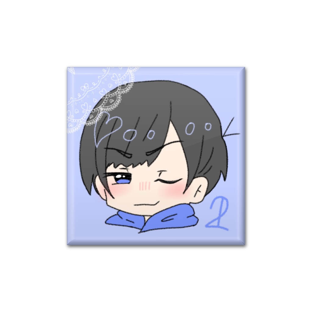 カラ松缶バッジ