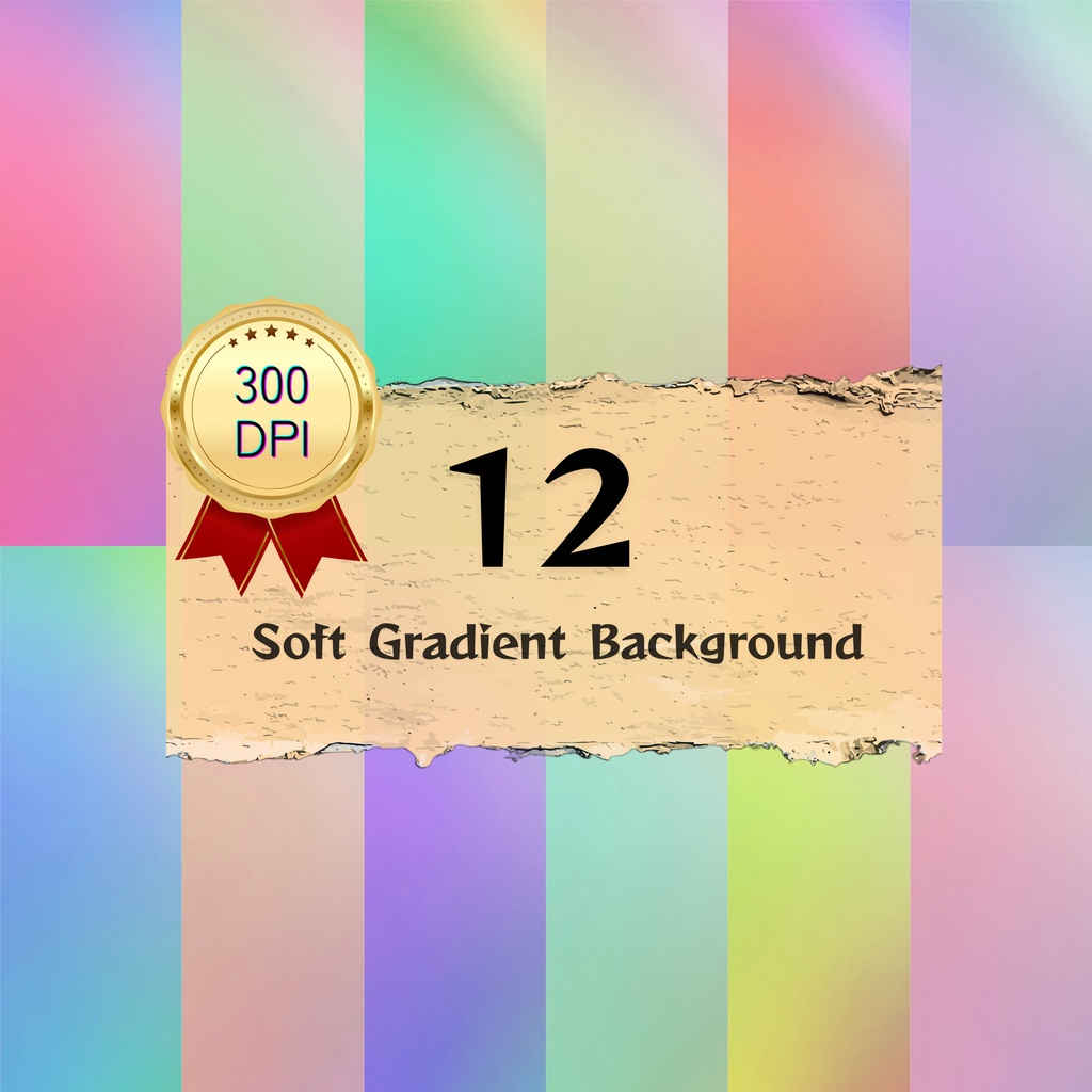 03_グラデーションテクスチャ背景素材｜12色セット・デジタル＆印刷対応