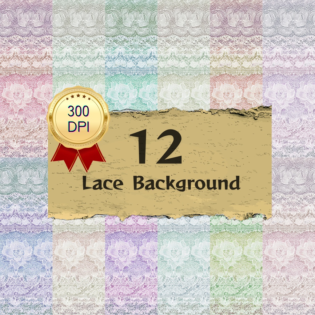 02_レーステクスチャ背景素材｜12色セット・デジタル＆印刷対応