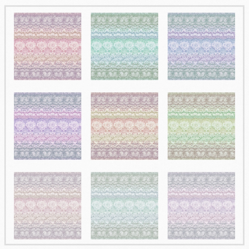 02_レーステクスチャ背景素材|12色セット・デジタル&印刷対応