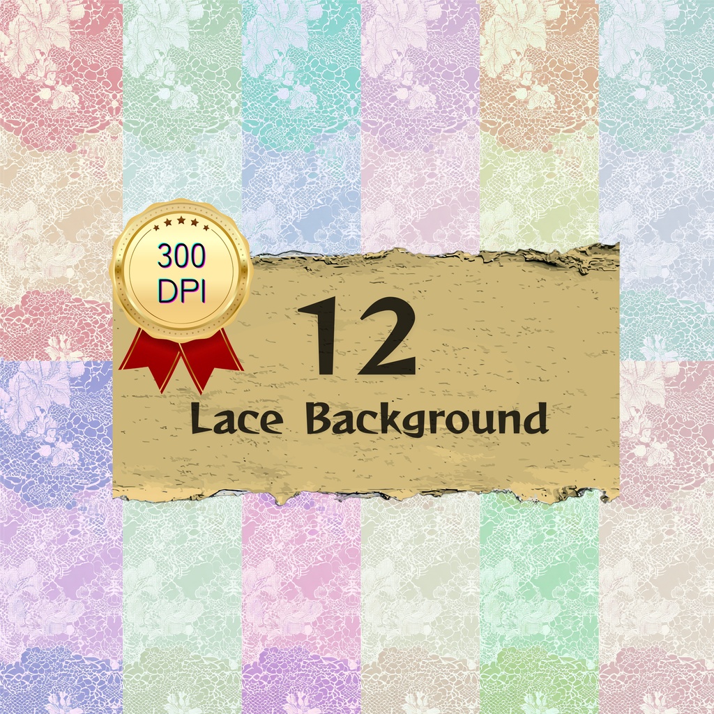 04_レーステクスチャ背景素材｜12色セット・デジタル＆印刷対応