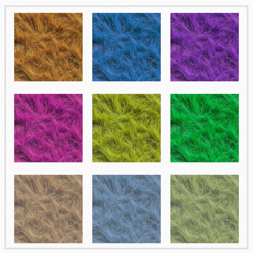 04_芝生テクスチャ背景素材|12色セット・デジタル&印刷対応