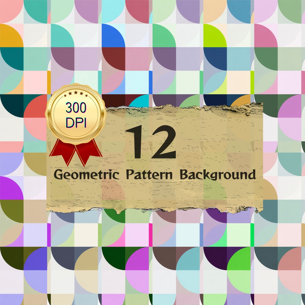 01_幾何学パターンテクスチャ背景素材｜デジタル＆印刷対応