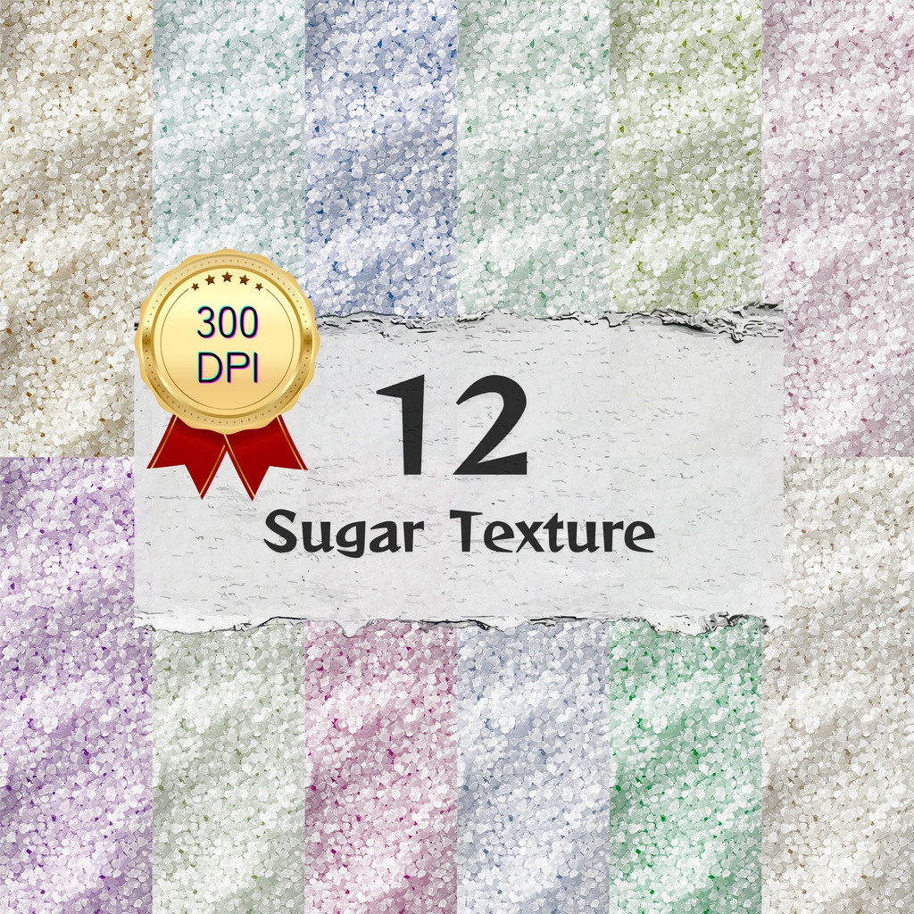 02_シュガーテクスチャ背景素材｜12色セット・デジタル＆印刷対応