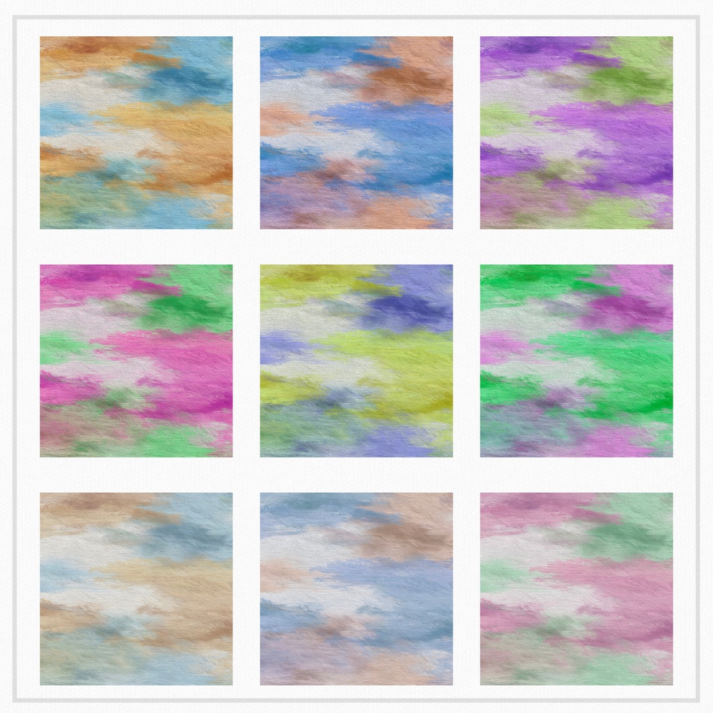 02_ペイントテクスチャ背景素材|12色セット・デジタル&印刷対応