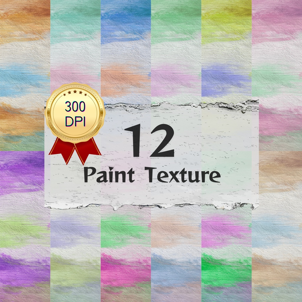 02_ペイントテクスチャ背景素材｜12色セット・デジタル＆印刷対応