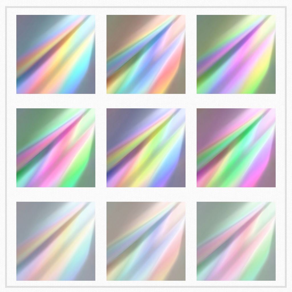 02_オーロラグラデーション背景素材|12色セット・デジタル&印刷対応