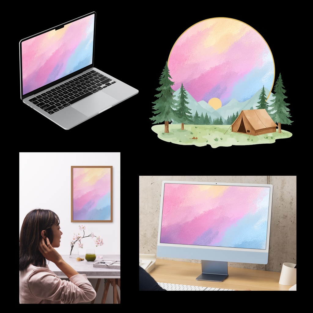 01_グラデーションテクスチャ背景素材|デジタル&印刷対応