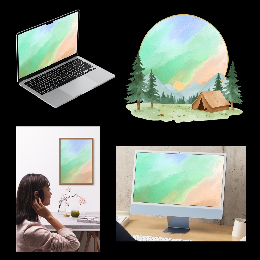 02_グラデーションテクスチャ背景素材|デジタル&印刷対応