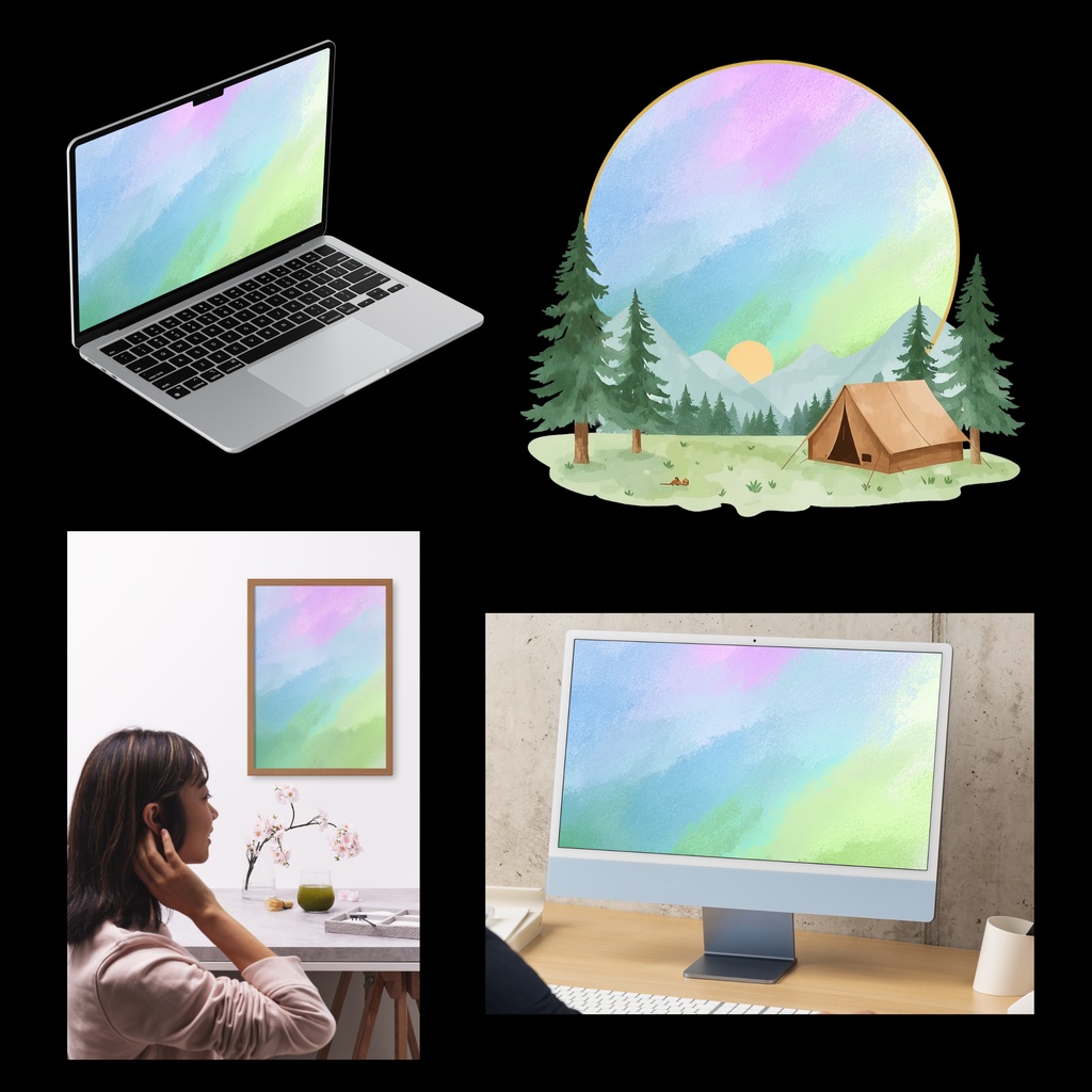 03_グラデーションテクスチャ背景素材|デジタル&印刷対応