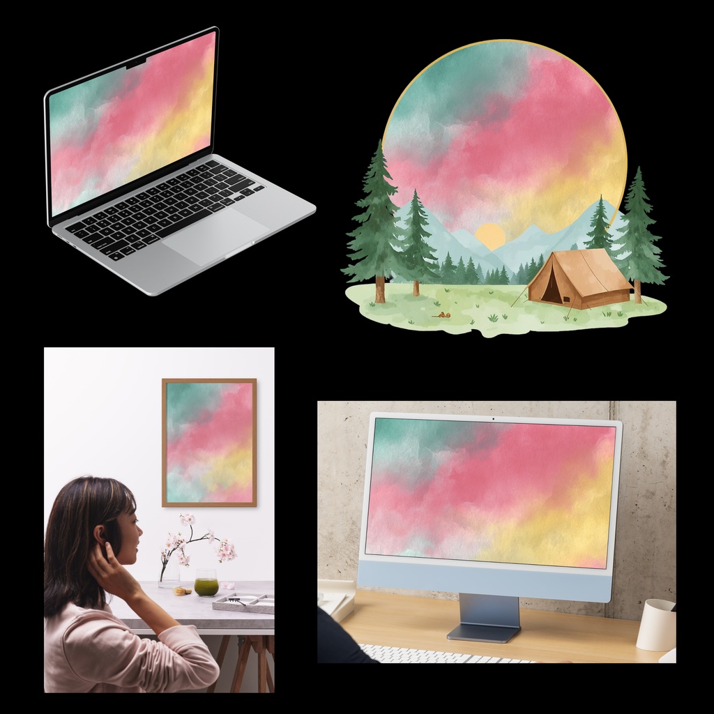 01_グラデーションテクスチャ背景素材|デジタル&印刷対応