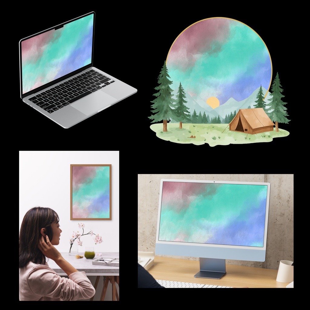 02_グラデーションテクスチャ背景素材|デジタル&印刷対応