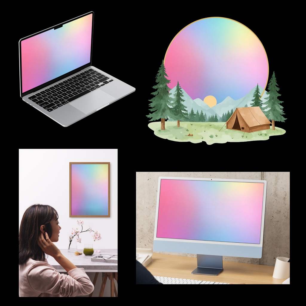 01_グラデーションテクスチャ背景素材|デジタル&印刷対応