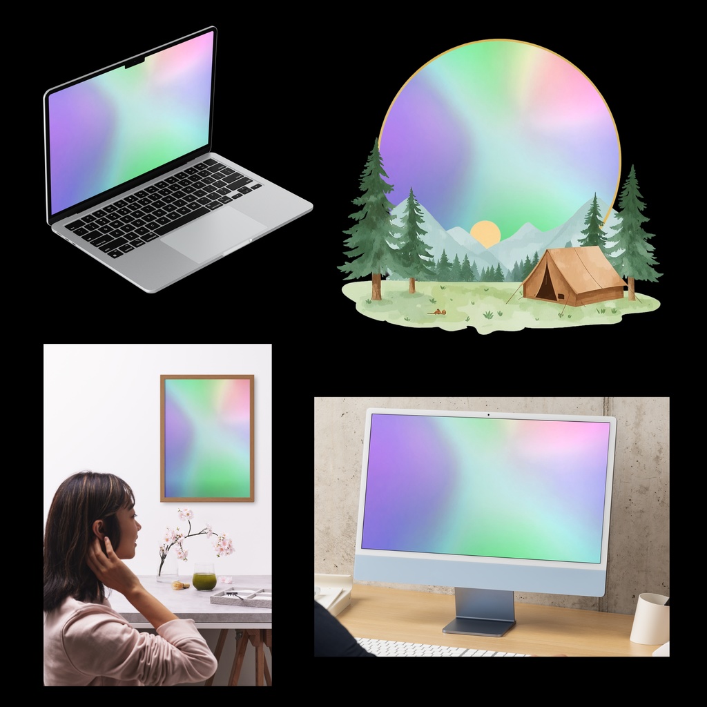 04_グラデーションテクスチャ背景素材|デジタル&印刷対応