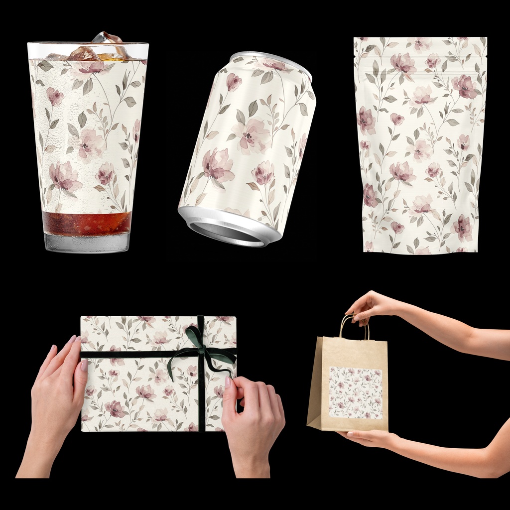 01_フラワーパターンテクスチャ背景素材|デジタル&印刷対応