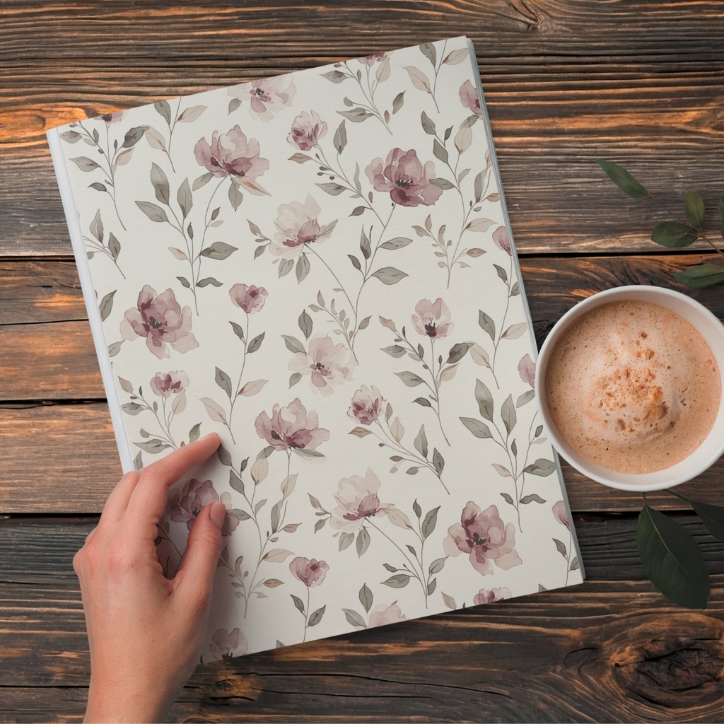 01_フラワーパターンテクスチャ背景素材|デジタル&印刷対応