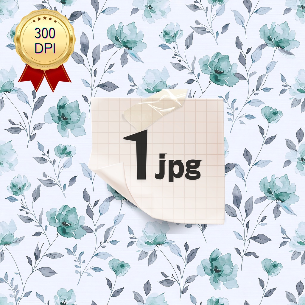 02_フラワーパターンテクスチャ背景素材｜デジタル＆印刷対応