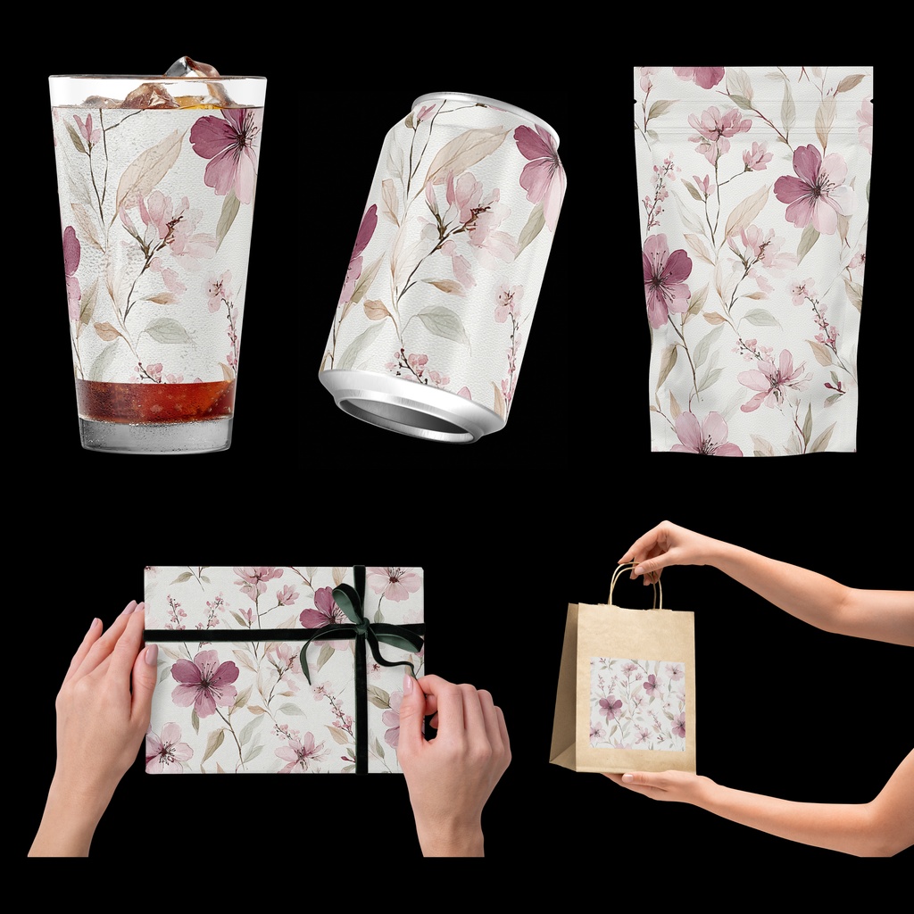 01_フラワーパターンテクスチャ背景素材|デジタル&印刷対応