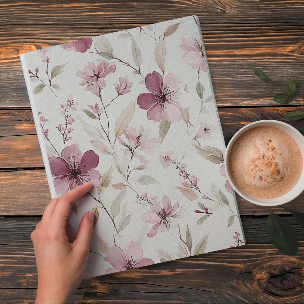 01_フラワーパターンテクスチャ背景素材|デジタル&印刷対応