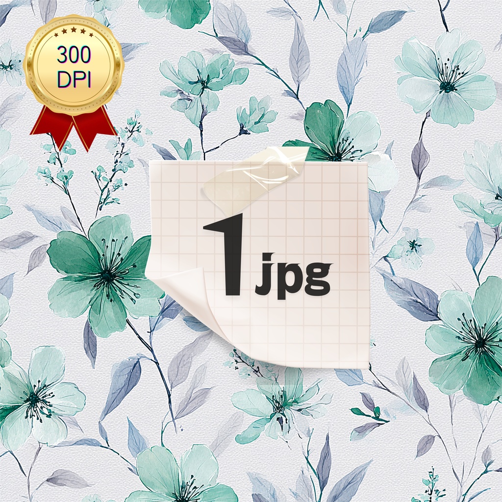 02_フラワーパターンテクスチャ背景素材｜デジタル＆印刷対応