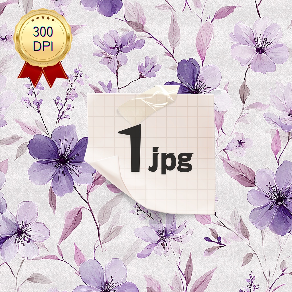 04_フラワーパターンテクスチャ背景素材｜デジタル＆印刷対応