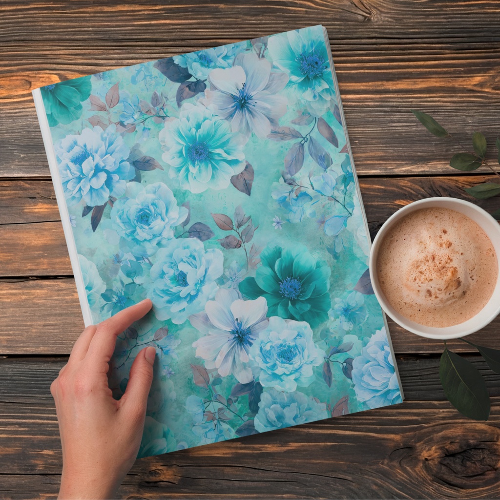 02_フラワーパターンテクスチャ背景素材|デジタル&印刷対応