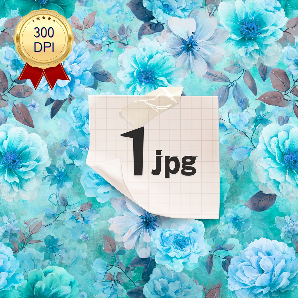 02_フラワーパターンテクスチャ背景素材｜デジタル＆印刷対応